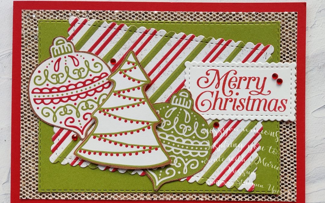 Gingerbread and Peppermint Christmas cards