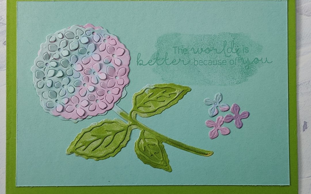 Easy Colour coordination – Stampin’ through the rainbow